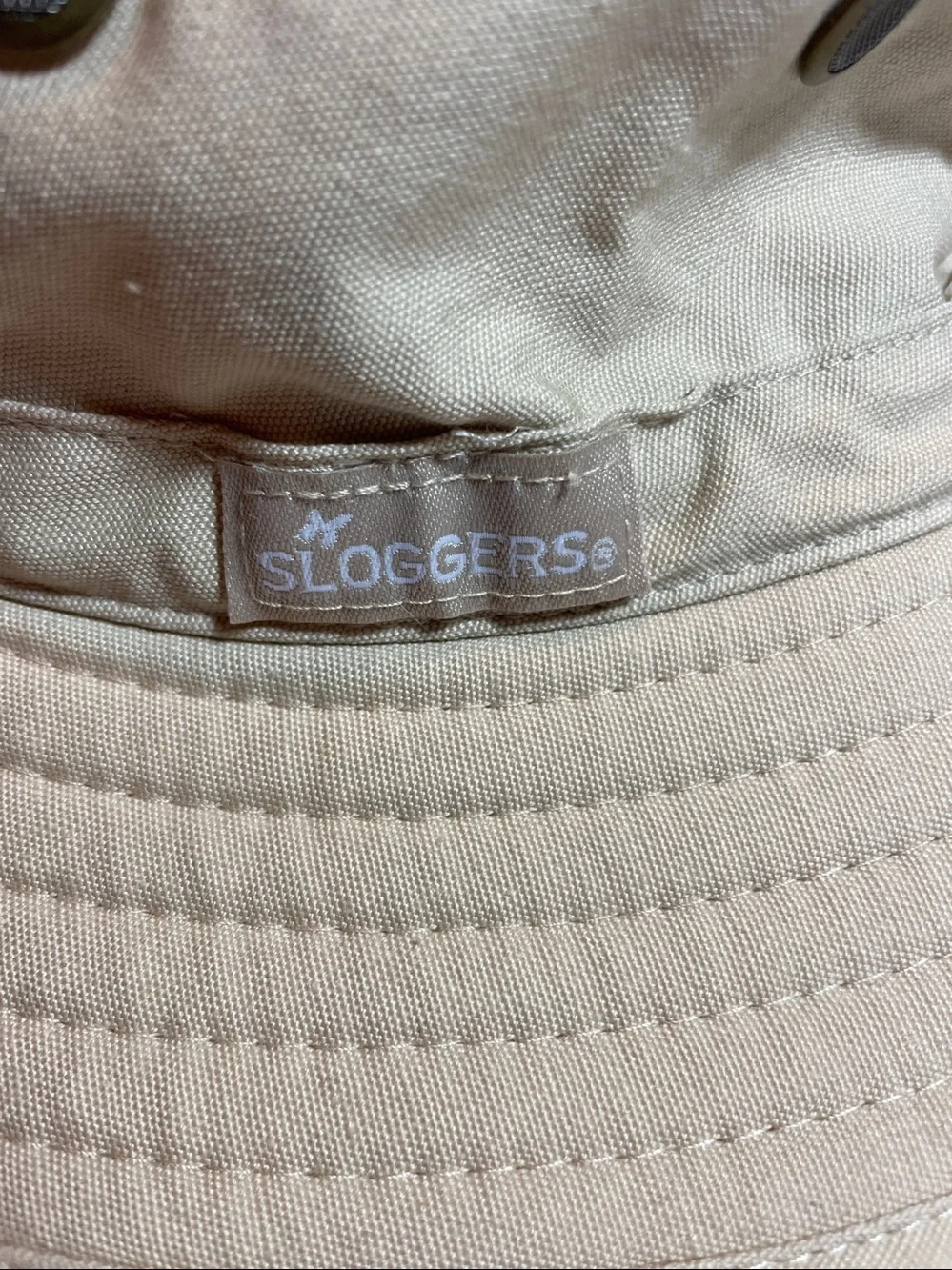 Sloggers Beige Sun Hat with Brim - Picture 2 of 5